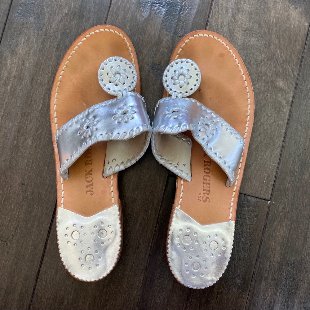 Silver Jack Rogers size 6